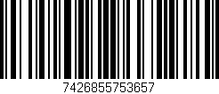 Código de barras (EAN, GTIN, SKU, ISBN): '7426855753657'