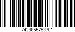 Código de barras (EAN, GTIN, SKU, ISBN): '7426855753701'