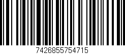 Código de barras (EAN, GTIN, SKU, ISBN): '7426855754715'
