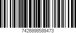 Código de barras (EAN, GTIN, SKU, ISBN): '7426898589473'