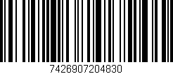 Código de barras (EAN, GTIN, SKU, ISBN): '7426907204830'