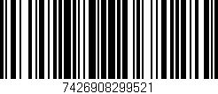 Código de barras (EAN, GTIN, SKU, ISBN): '7426908299521'
