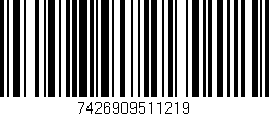 Código de barras (EAN, GTIN, SKU, ISBN): '7426909511219'