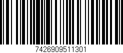 Código de barras (EAN, GTIN, SKU, ISBN): '7426909511301'