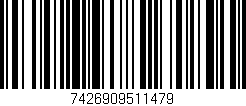 Código de barras (EAN, GTIN, SKU, ISBN): '7426909511479'