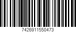Código de barras (EAN, GTIN, SKU, ISBN): '7426911550473'