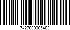 Código de barras (EAN, GTIN, SKU, ISBN): '7427089305483'