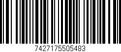 Código de barras (EAN, GTIN, SKU, ISBN): '7427175505483'