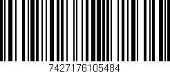 Código de barras (EAN, GTIN, SKU, ISBN): '7427176105484'