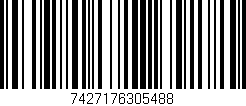 Código de barras (EAN, GTIN, SKU, ISBN): '7427176305488'