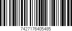 Código de barras (EAN, GTIN, SKU, ISBN): '7427176405485'
