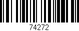 Código de barras (EAN, GTIN, SKU, ISBN): '74272'