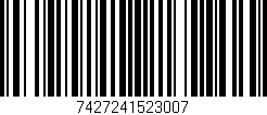 Código de barras (EAN, GTIN, SKU, ISBN): '7427241523007'