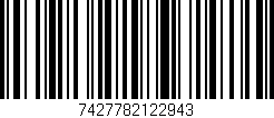 Código de barras (EAN, GTIN, SKU, ISBN): '7427782122943'