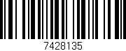 Código de barras (EAN, GTIN, SKU, ISBN): '7428135'