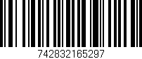 Código de barras (EAN, GTIN, SKU, ISBN): '742832165297'