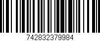 Código de barras (EAN, GTIN, SKU, ISBN): '742832379984'