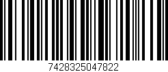Código de barras (EAN, GTIN, SKU, ISBN): '7428325047822'