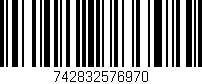 Código de barras (EAN, GTIN, SKU, ISBN): '742832576970'