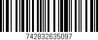 Código de barras (EAN, GTIN, SKU, ISBN): '742832635097'