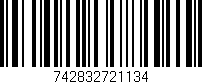 Código de barras (EAN, GTIN, SKU, ISBN): '742832721134'