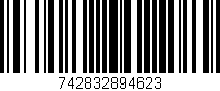 Código de barras (EAN, GTIN, SKU, ISBN): '742832894623'
