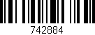 Código de barras (EAN, GTIN, SKU, ISBN): '742884'