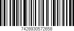 Código de barras (EAN, GTIN, SKU, ISBN): '7428930572658'