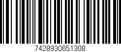 Código de barras (EAN, GTIN, SKU, ISBN): '7428930651308'