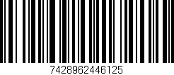 Código de barras (EAN, GTIN, SKU, ISBN): '7428962446125'