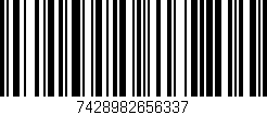 Código de barras (EAN, GTIN, SKU, ISBN): '7428982656337'