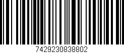 Código de barras (EAN, GTIN, SKU, ISBN): '7429230838802'
