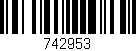 Código de barras (EAN, GTIN, SKU, ISBN): '742953'