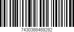 Código de barras (EAN, GTIN, SKU, ISBN): '7430388469282'