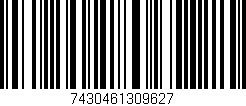 Código de barras (EAN, GTIN, SKU, ISBN): '7430461309627'