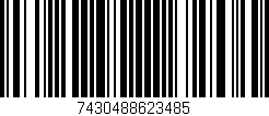 Código de barras (EAN, GTIN, SKU, ISBN): '7430488623485'