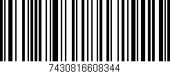 Código de barras (EAN, GTIN, SKU, ISBN): '7430816608344'