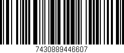 Código de barras (EAN, GTIN, SKU, ISBN): '7430889446607'