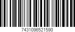 Código de barras (EAN, GTIN, SKU, ISBN): '7431096521590'