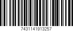 Código de barras (EAN, GTIN, SKU, ISBN): '7431141913257'