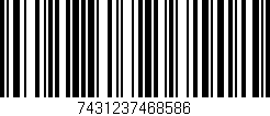 Código de barras (EAN, GTIN, SKU, ISBN): '7431237468586'