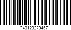 Código de barras (EAN, GTIN, SKU, ISBN): '7431292734671'