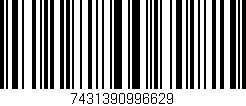 Código de barras (EAN, GTIN, SKU, ISBN): '7431390996629'