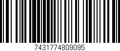 Código de barras (EAN, GTIN, SKU, ISBN): '7431774809095'