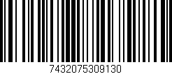 Código de barras (EAN, GTIN, SKU, ISBN): '7432075309130'