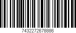 Código de barras (EAN, GTIN, SKU, ISBN): '7432272678886'