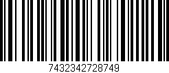 Código de barras (EAN, GTIN, SKU, ISBN): '7432342728749'