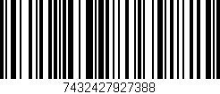Código de barras (EAN, GTIN, SKU, ISBN): '7432427927388'