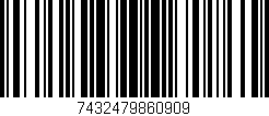 Código de barras (EAN, GTIN, SKU, ISBN): '7432479860909'
