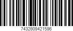 Código de barras (EAN, GTIN, SKU, ISBN): '7432809421596'